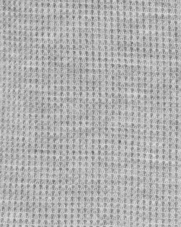 Toddler Boy Solid Loose Fit Waffle Knit 2-Piece Pajamas - Grey, 