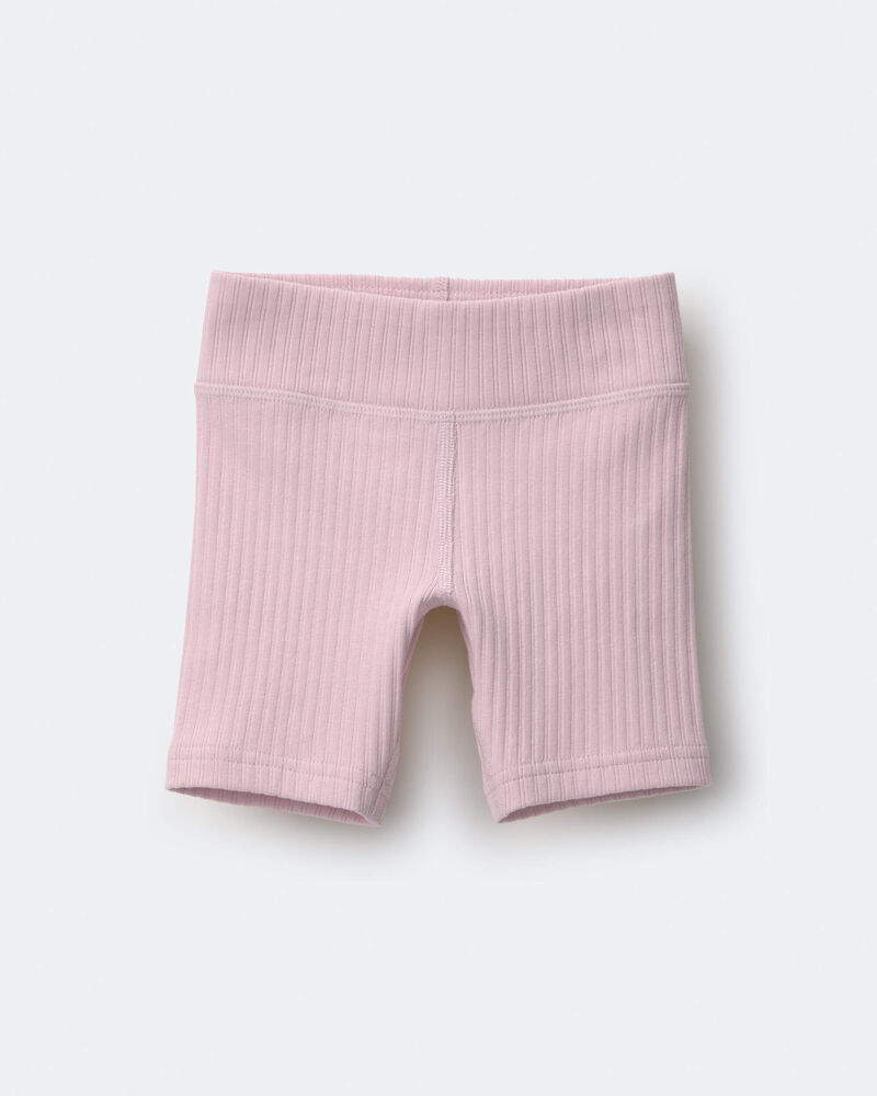 Toddler Girl Brooklyn Bike Shorts - Light Pink, image 2 of 6 slides