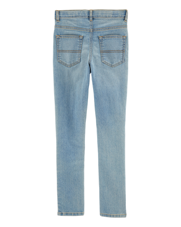 Kid Sun Faded Wash Skinny-Leg Jeans, 