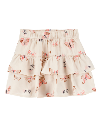 Toddler Floral Pull-On Ruffle Skort, 