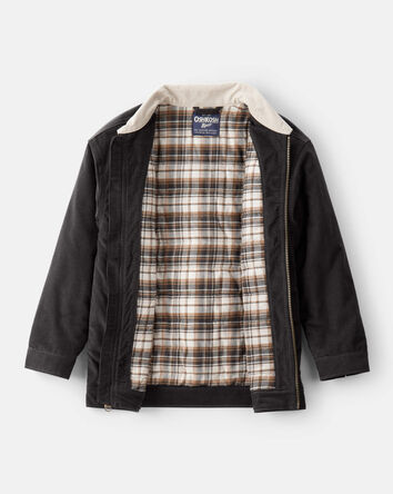 Boys Corduroy Barn Jacket - Black, 