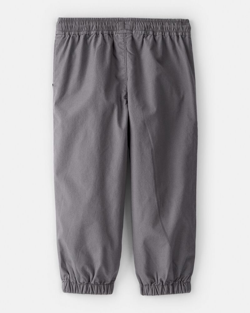 Toddler Boy Lined Joggers - Grey, image 2 of 4 slides