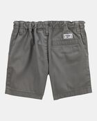 Baby Flat-Front Shorts - Grey, image 2 of 4 slides