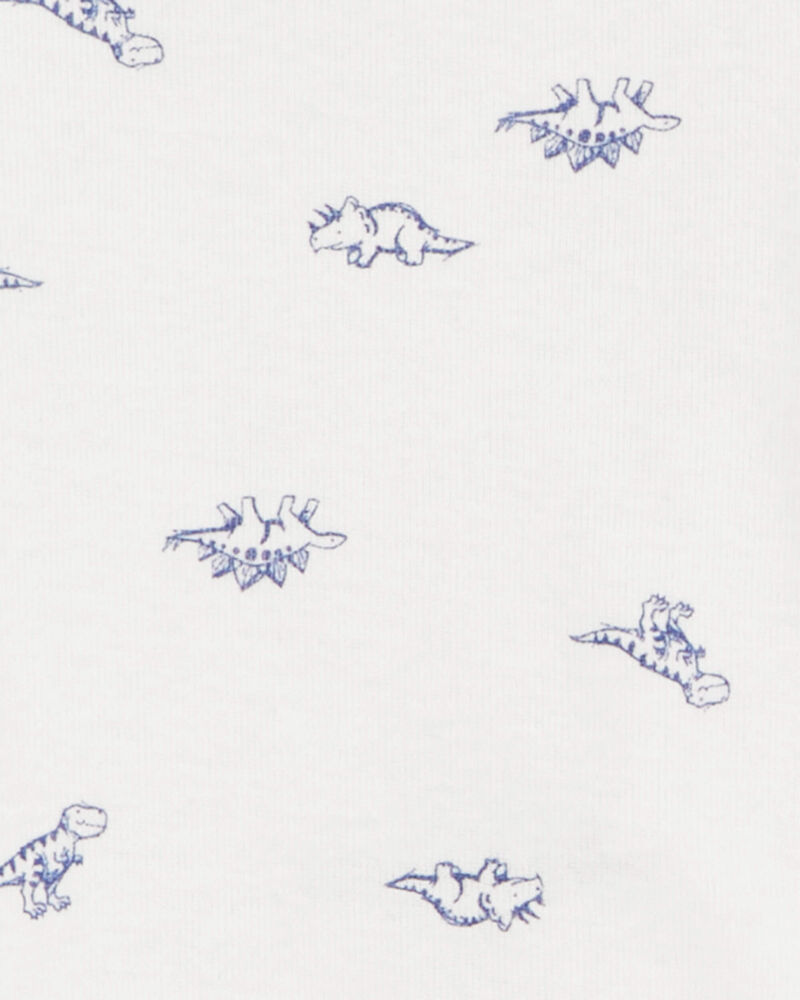 Baby 4-Pack Long-Sleeve Dinosaur Bodysuits, image 5 of 7 slides
