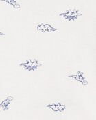 Baby 4-Pack Long-Sleeve Dinosaur Bodysuits, image 5 of 7 slides