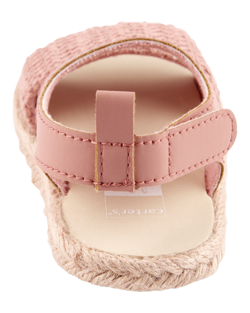 Baby Girl Espadrille Sandal Shoes, image 3 of 6 slides