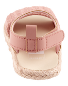 Baby Girl Espadrille Sandal Shoes, image 3 of 6 slides