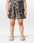 Toddler 2-Piece Square Neck Floral Top & Drawstring Skirt Set, image 6 of 7 slides