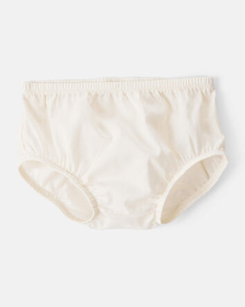 Baby Girl Floral Print Corduroy Long-Sleeve Dress - White, 