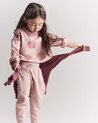 Toddler Girl Squish Long-Sleeve Pullover - Light Pink, image 3 of 7 slides