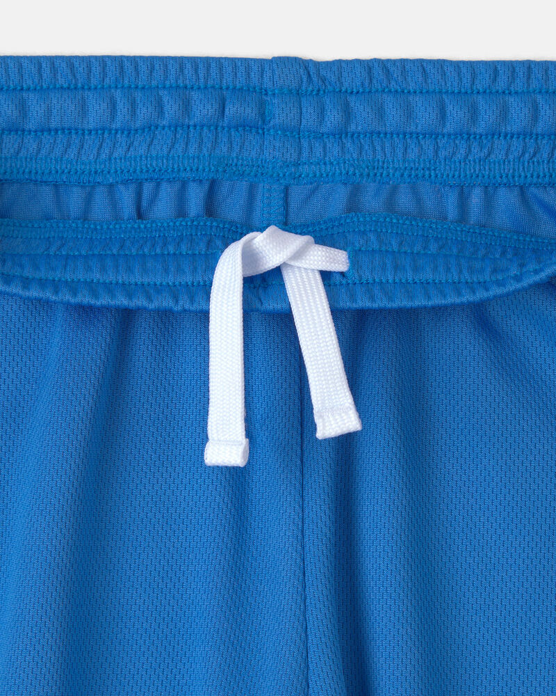 Kids Umbro Brazil Mesh Soccer Shorts - Blue/Yellow/Green, image 5 of 5 slides