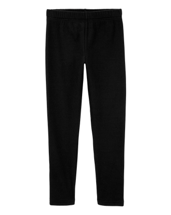 Kid Cozy Ribbed Leggings, 