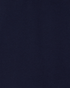 Toddler Boy Pique Long-Sleeve Polo Shirt - Navy, image 2 of 3 slides