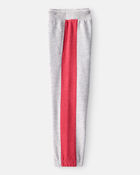 Toddler Boy 2-Piece Pullover Sweatshirt & French Terry Joggers Set - Heather/Red, image 7 of 10 slides