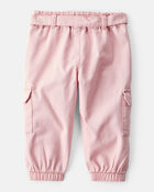 Baby Girl 2-Piece Ivory Pullover & Pink Joggers Set - Ivory/Pink, image 5 of 7 slides