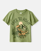 Toddler Boy Jurassic World&trade; "Free to Roam" Short-Sleeve Graphic Tee - Green, image 1 of 2 slides