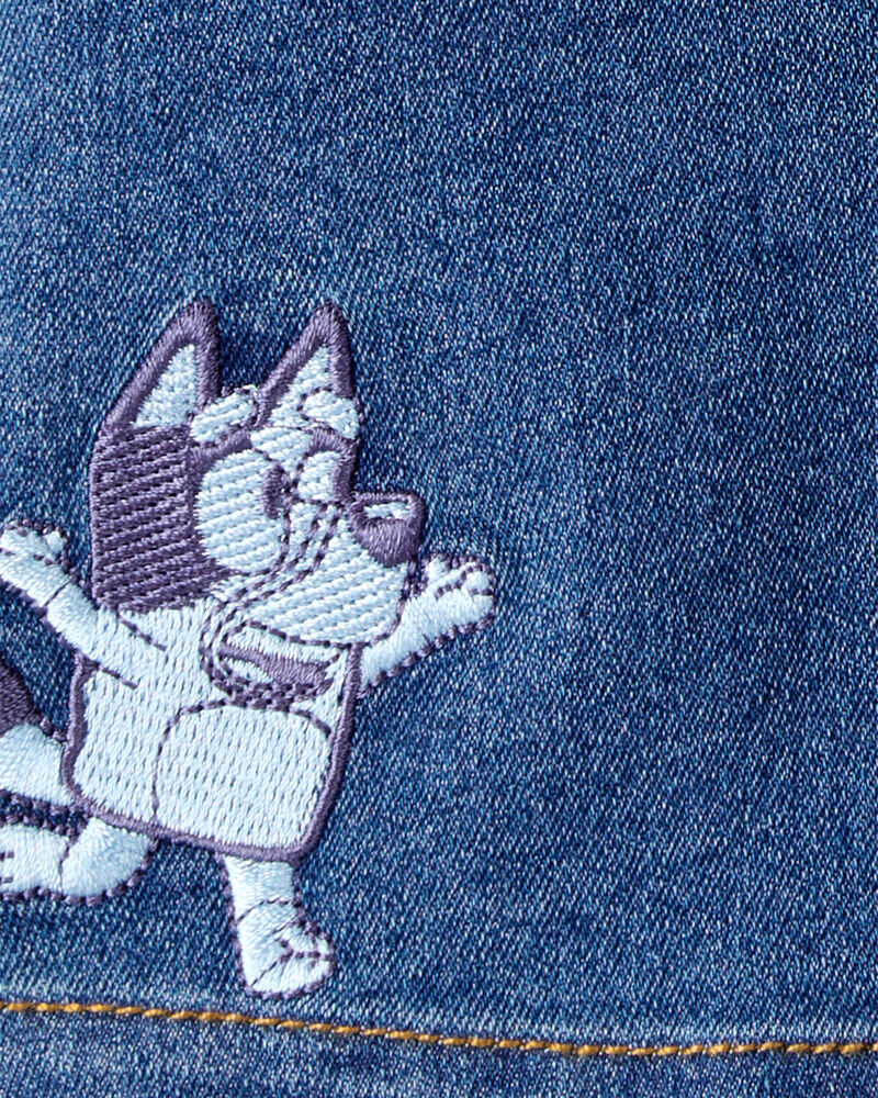 Baby Girl 2-Piece Bluey Denim Jacket & Skirt Set - Blue, image 11 of 11 slides