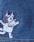 Baby Girl 2-Piece Bluey Denim Jacket & Skirt Set - Blue, image 11 of 11 slides