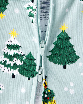 Baby Disney&copy; Mickey Mouse 100% Cotton Long-Sleeve Snug Fit 1-Piece Pajamas - Blue, 