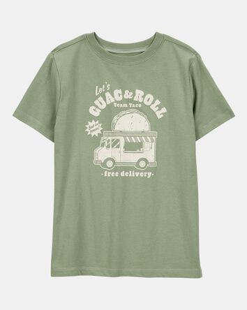 Boys Guac & Roll Short-Sleeve Graphic Tee - Green, 