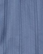 Toddler Seersucker Drawstring Shorts - Blue, image 5 of 6 slides