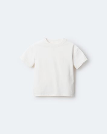 Toddler Short-Sleeve Relaxed Tee - Cream, 