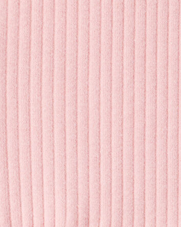 Baby Girl Long-Sleeve Peplum Top - Pink, 