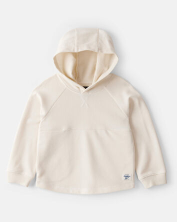 Toddler Boy Long-Sleeve Hoodie - Ivory, 