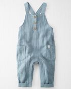 Baby Boy Organic Cotton Gauze Overall, image 1 of 6 slides