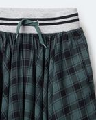 Toddler Girl Avenue Twirl&trade; Midi Skirt in Plaid - Green/Black, image 7 of 7 slides