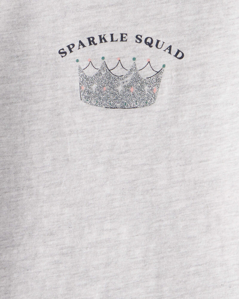 Toddler Girl Sparkle Squad Long-Sleeve Graphic Tee - Grey, image 2 of 3 slides