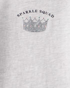 Toddler Girl Sparkle Squad Long-Sleeve Graphic Tee - Grey, image 2 of 3 slides