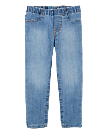 Kid Medium Blue Wash Skinny-Leg Jegging, 