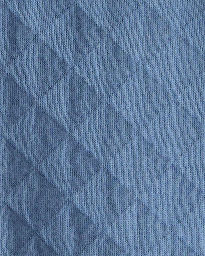 Baby Quilted Double Knit Jumpsuit Made with Organic Cotton, image 3 of 4 slides