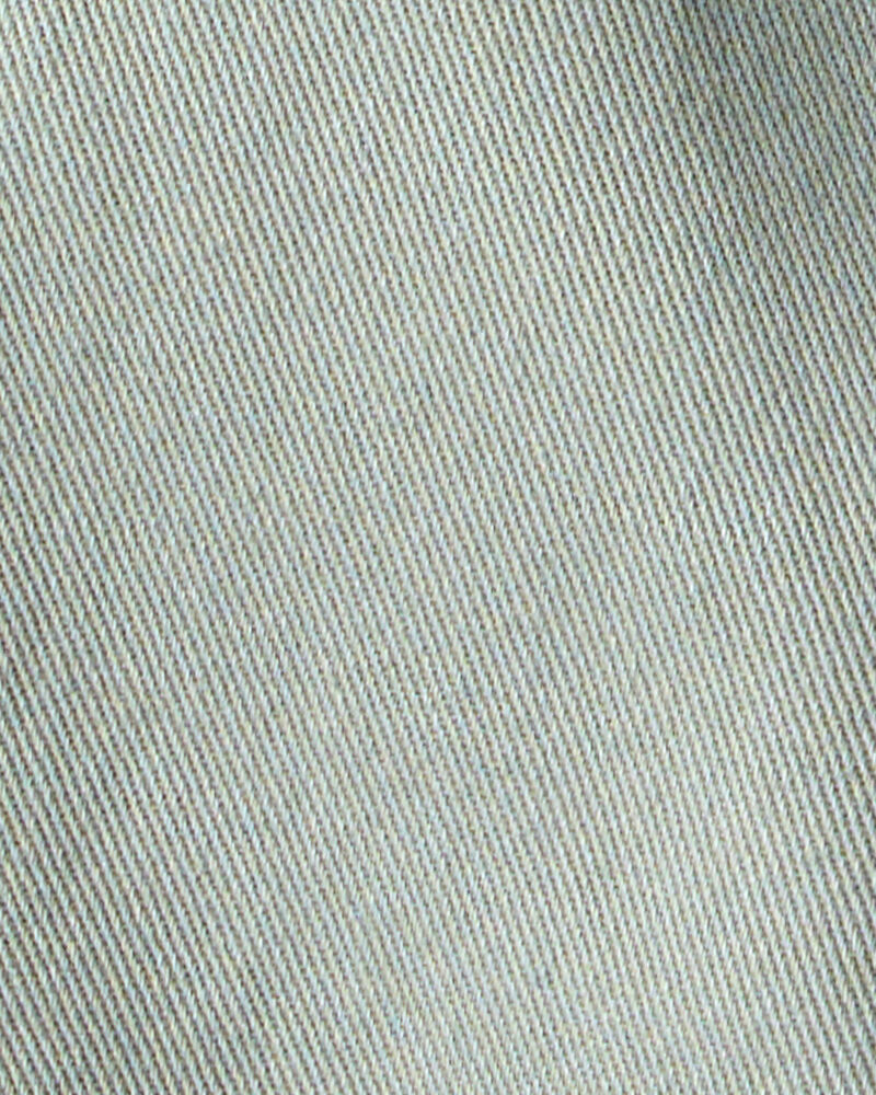 Toddler Girl 2-Piece Arts & Crafts Top & Cotton Cargo Joggers Set - Ivory/Green, image 8 of 10 slides