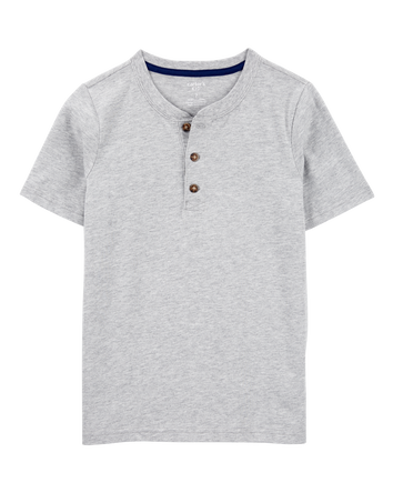 Kid Short-Sleeve Henley Tee, 