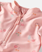 Baby Girl Recycled Ruffle Swimsuit, image 3 of 4 slides