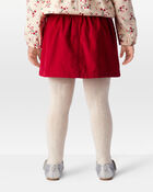 Toddler Girl Corduroy Skirt - Red, image 4 of 5 slides