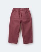 Toddler Barrel Pant - Burgundy, image 2 of 8 slides