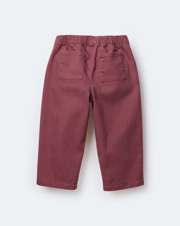 Toddler Barrel Pant - Burgundy, 