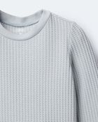 Toddler Long-Sleeve Relaxed Tee - Light Blue, image 6 of 6 slides