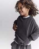 Toddler Otter Sweatshirt&trade; with Pockets - Dark Grey, image 1 of 6 slides