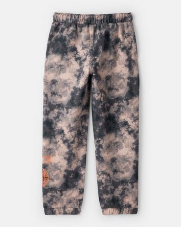 Boys Space Tie Dye Fleece Joggers, 