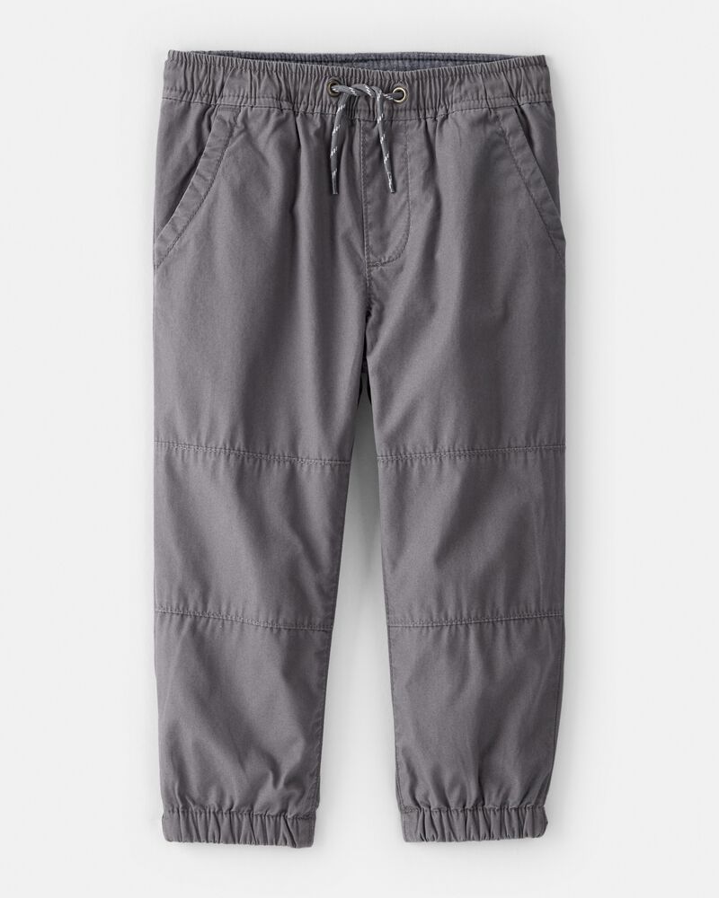 Toddler Boy Lined Joggers - Grey, image 1 of 4 slides