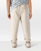 Toddler Linen Pants Made with Organic Cotton, image 3 of 7 slides