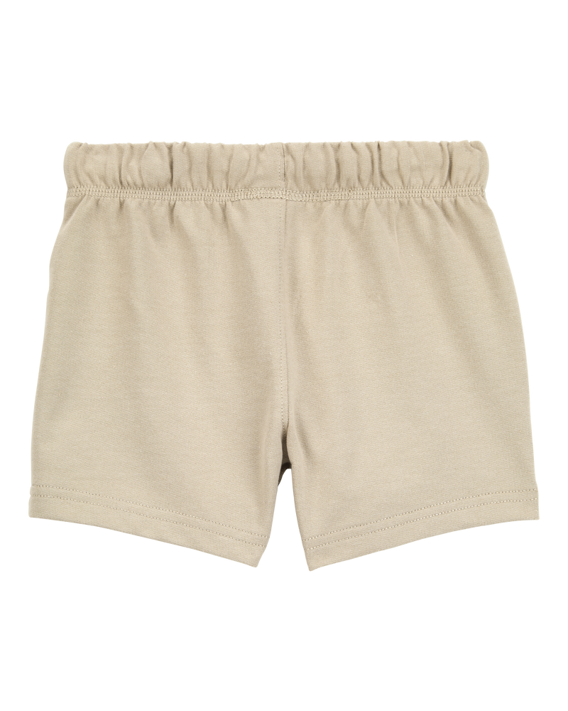 Baby 2-Piece Airplane Print Tee & French Terry Shorts Set, image 5 of 6 slides