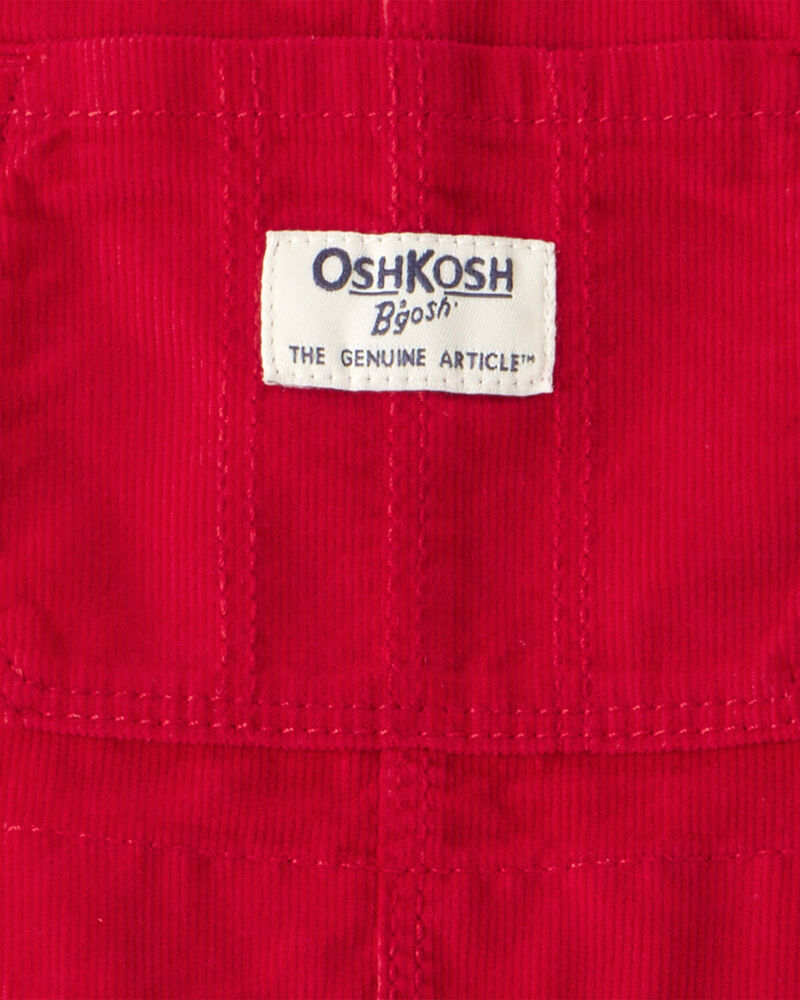 Toddler Girl Corduroy Skirtall - Red, image 3 of 4 slides