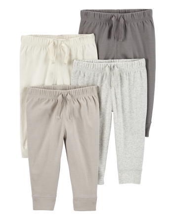 Baby 4-Pack Pull-On Pants, 