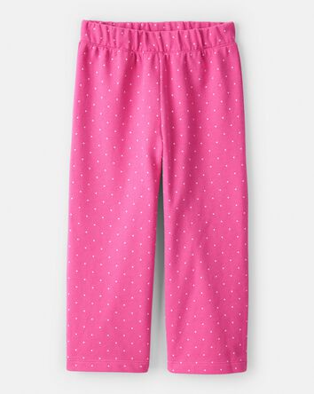 Toddler Girl Mini Icon French Terry Pullover & Pant Set - Pink, 
