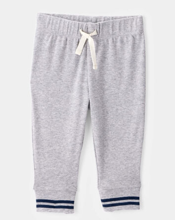 Baby Boy 2-Piece Game Day Long-Sleeve Bodysuit Pant Set - Grey, 